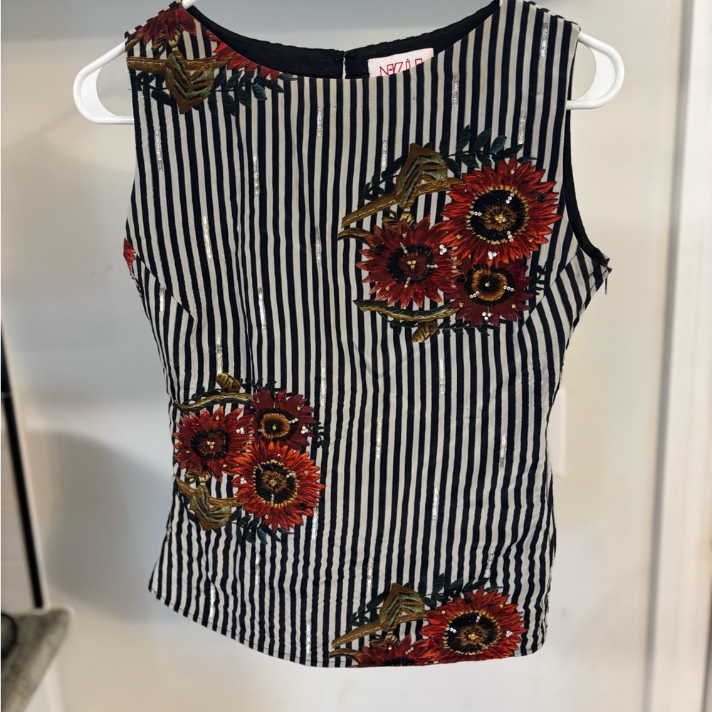 Nazila Couture 100% Silk shirt